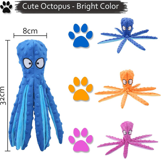 Paw & Co Squeaky Octopus Plush Toy