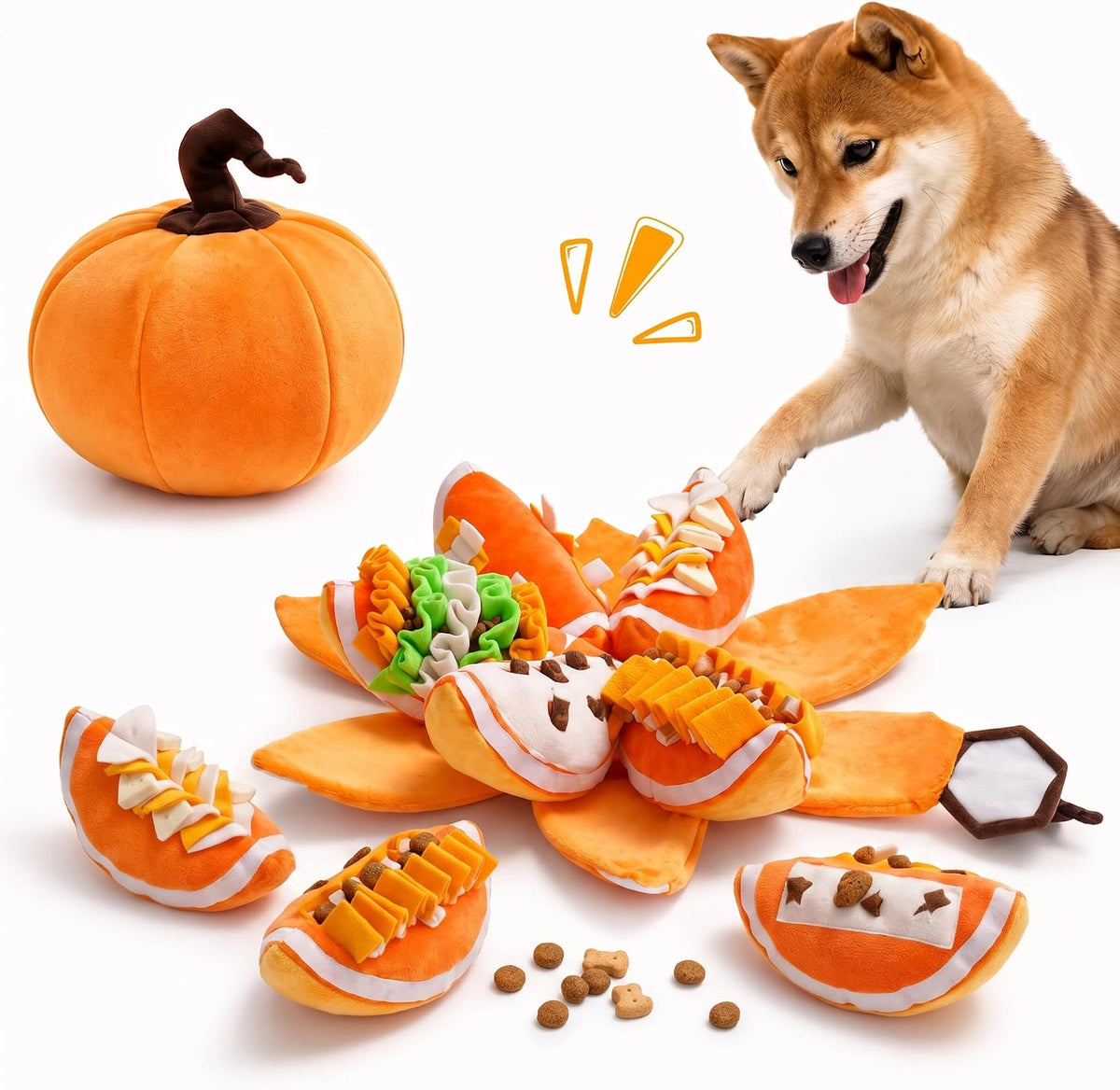Paw & Co Pumpkin Snuffle Puzzle