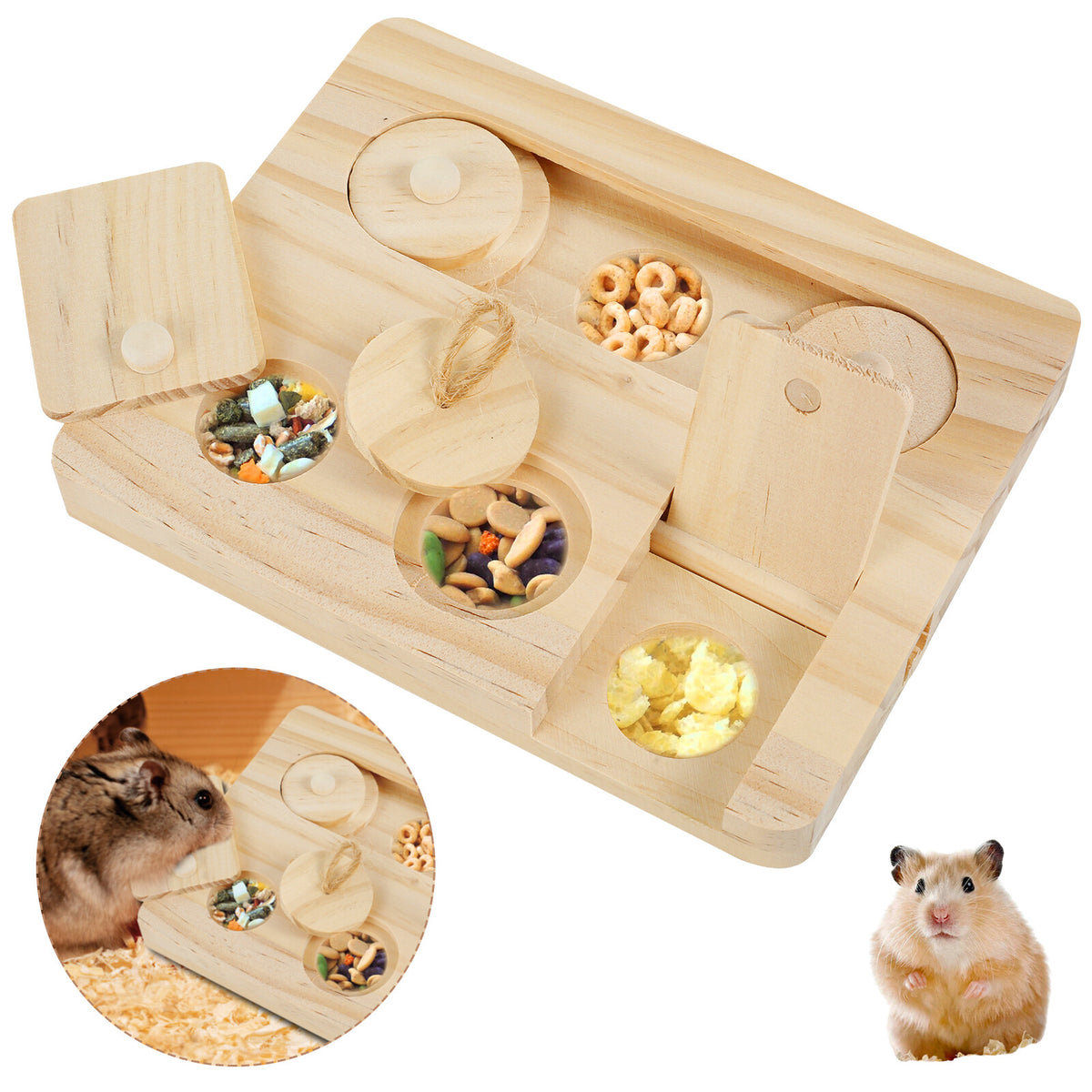 Wooden Foraging Toy - Paw & Co