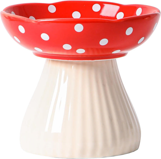 Paw & Co Mushroom Ceramic Bowl