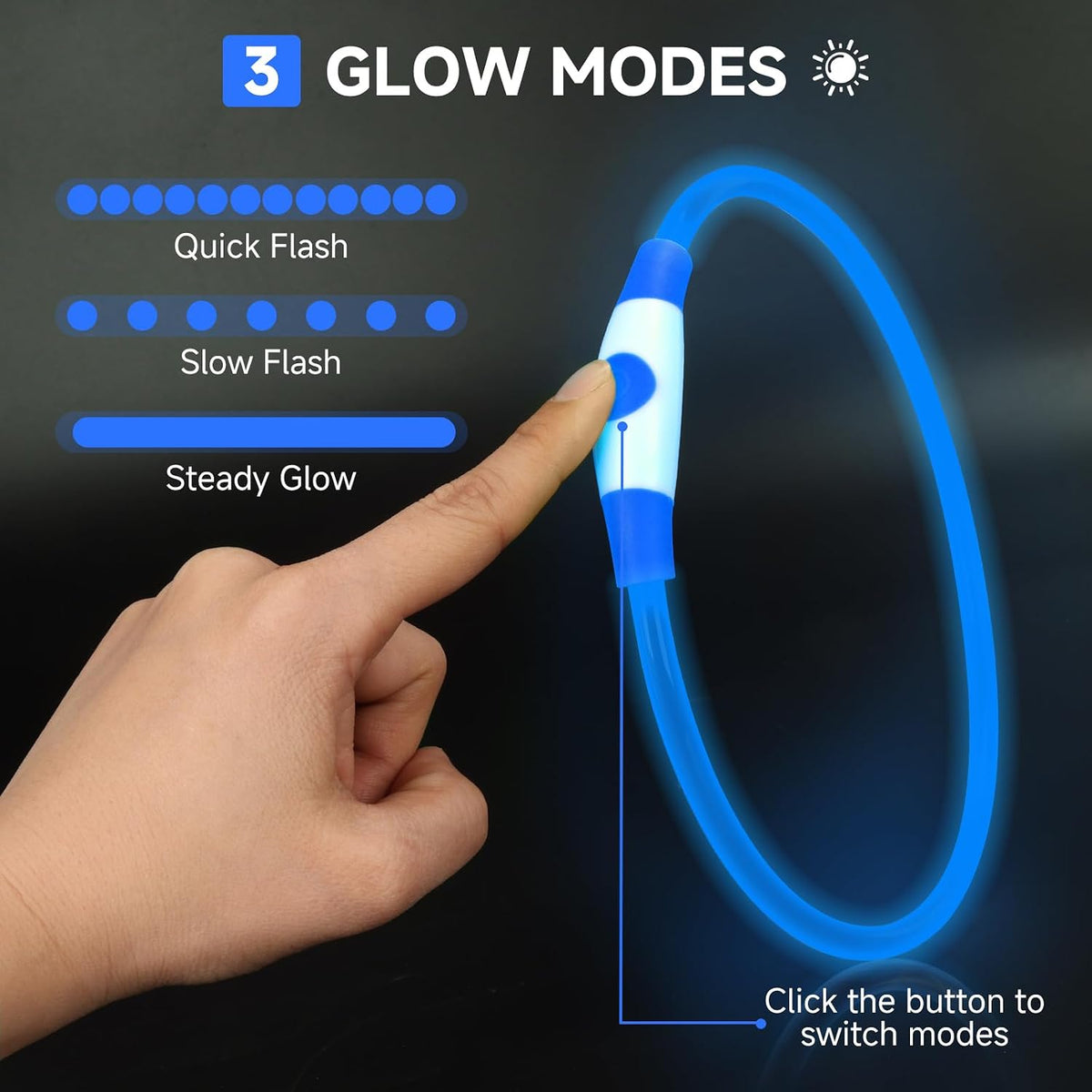 Paw & Co Rechargeable LED Light-Up Collar
