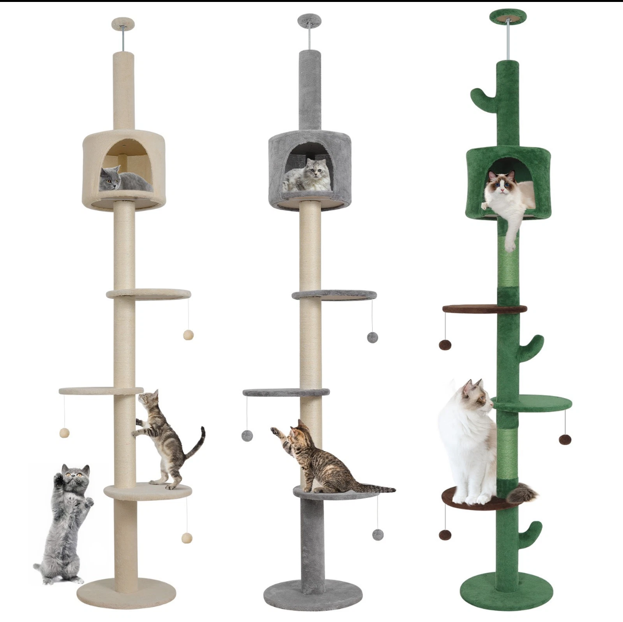 Paw & Co Floor to Ceiling Cat Tree