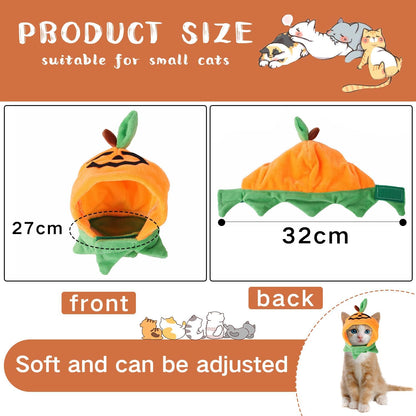 Paw & Co Pumpkin Cat Hat