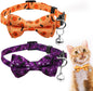 Paw & Co Pumpkin & Bat Cat Collars (2 Pack)
