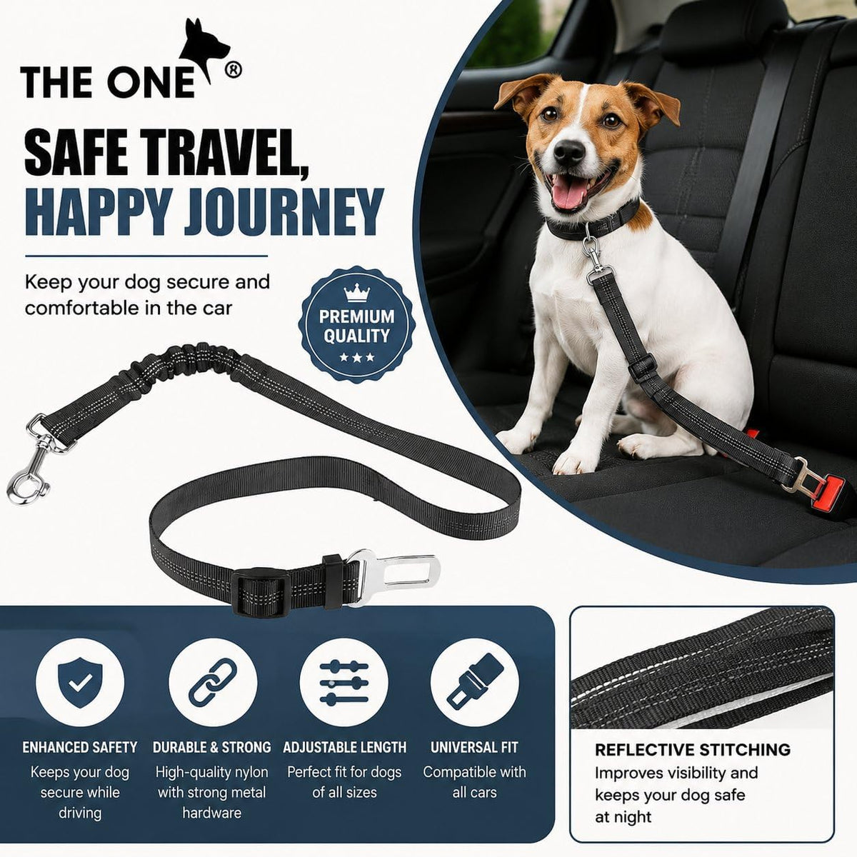 Paw & Co Car Seat Belt Tether