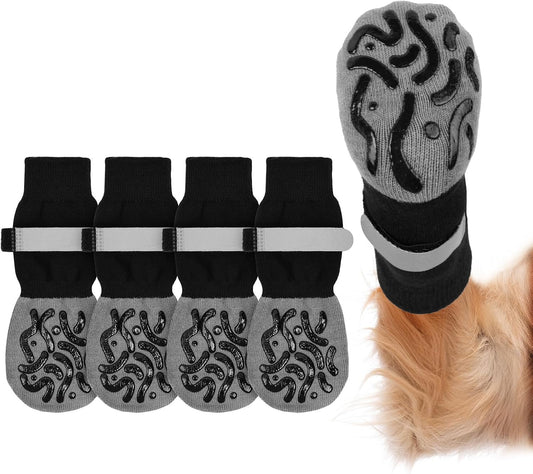 Paw & Co Anti-Slip Grip Socks (2 Pairs)