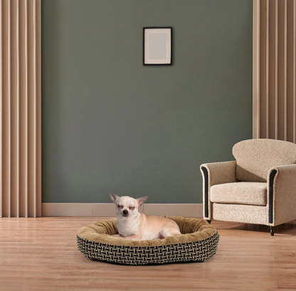Paw & Co Deluxe Fleece Dog Bed