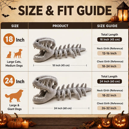 Paw & Co Dino Skeleton Pet Costume