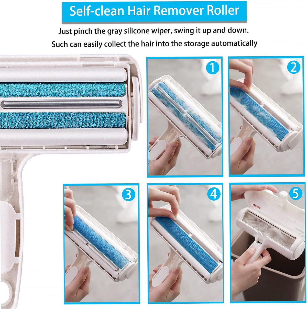 Paw & Co Reusable Pet Hair Remover Roller