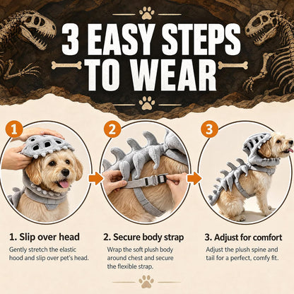 Paw & Co Dino Skeleton Pet Costume