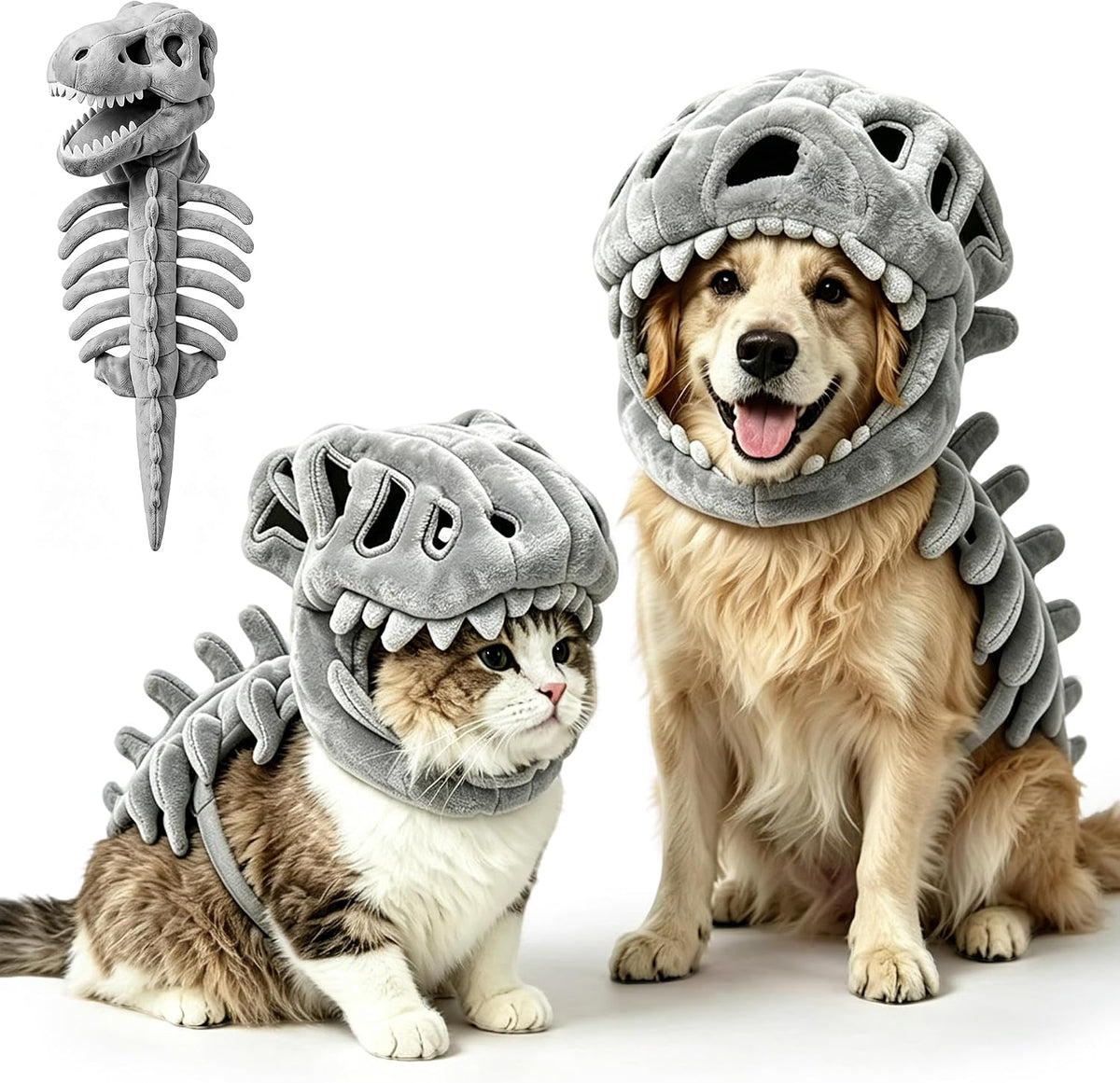 Paw & Co Dino Skeleton Pet Costume