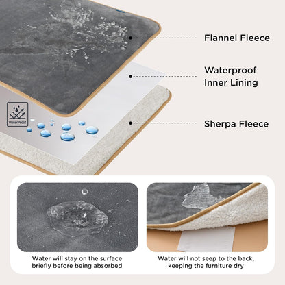 Paw & Co Waterproof Fleece Throw 80x100cm