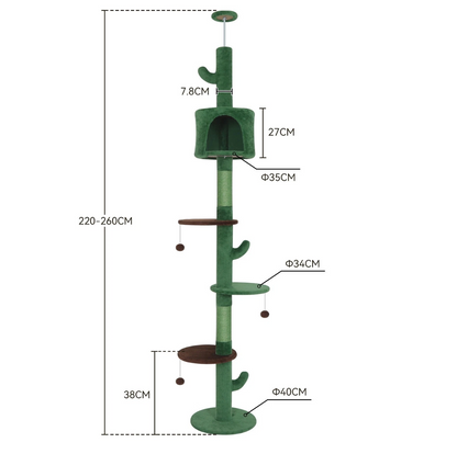 Paw & Co Floor to Ceiling Cat Tree