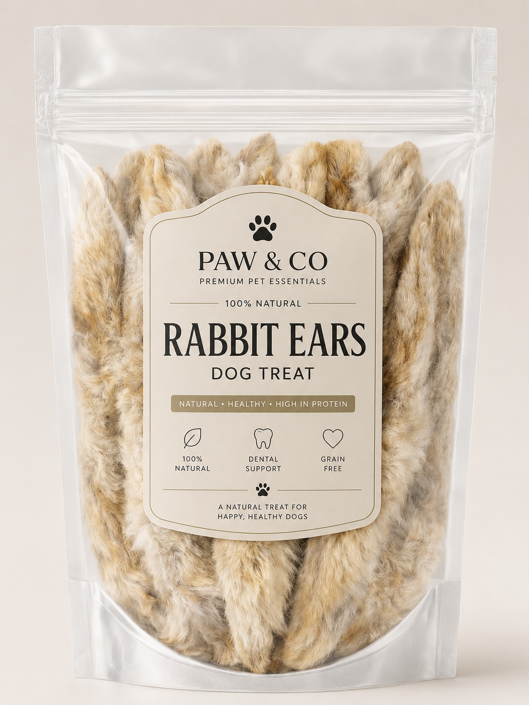 Paw & Co Rabbit Ears 1kg