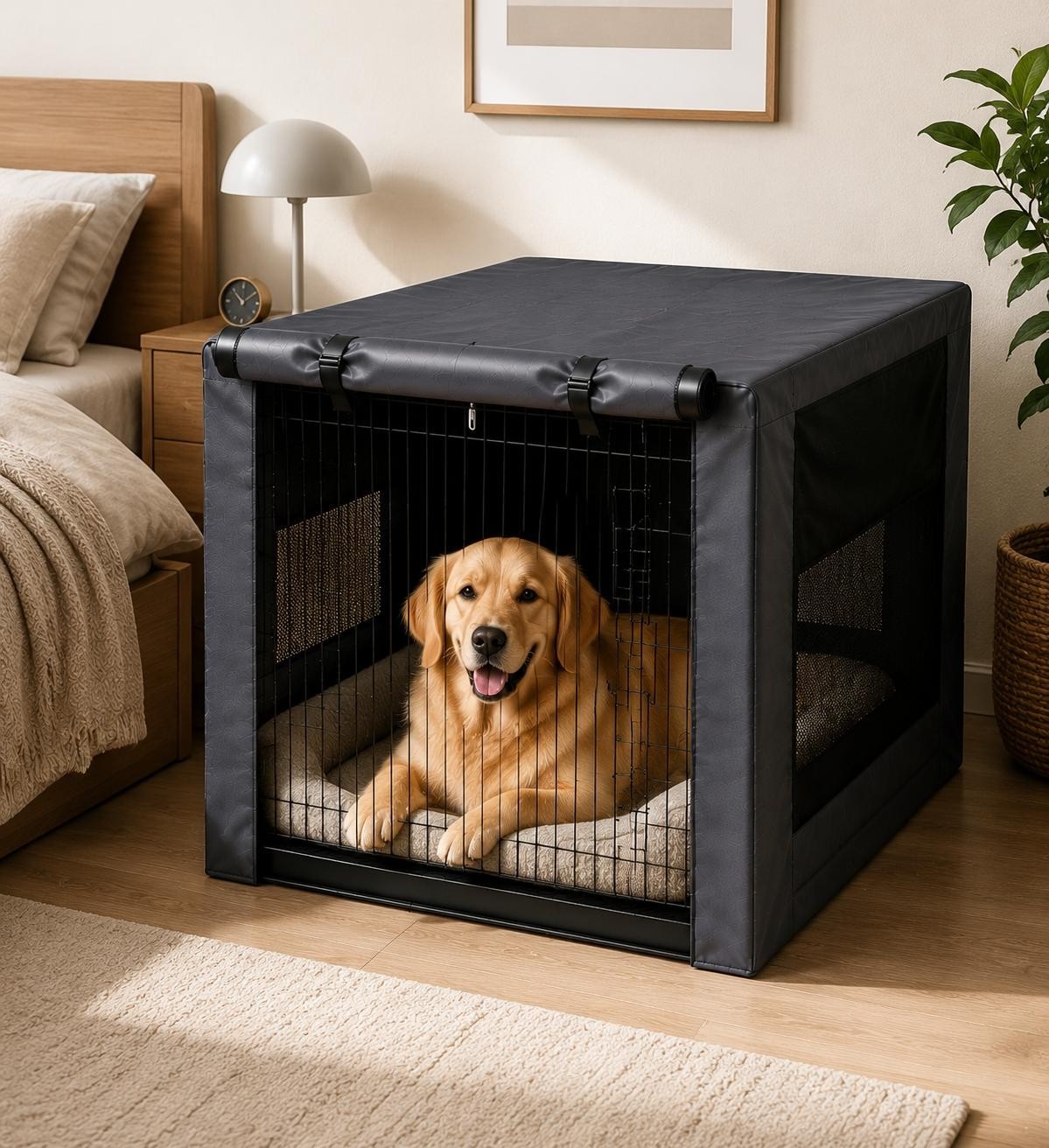 Paw & Co Blackout Crate Cover 42" – view 2