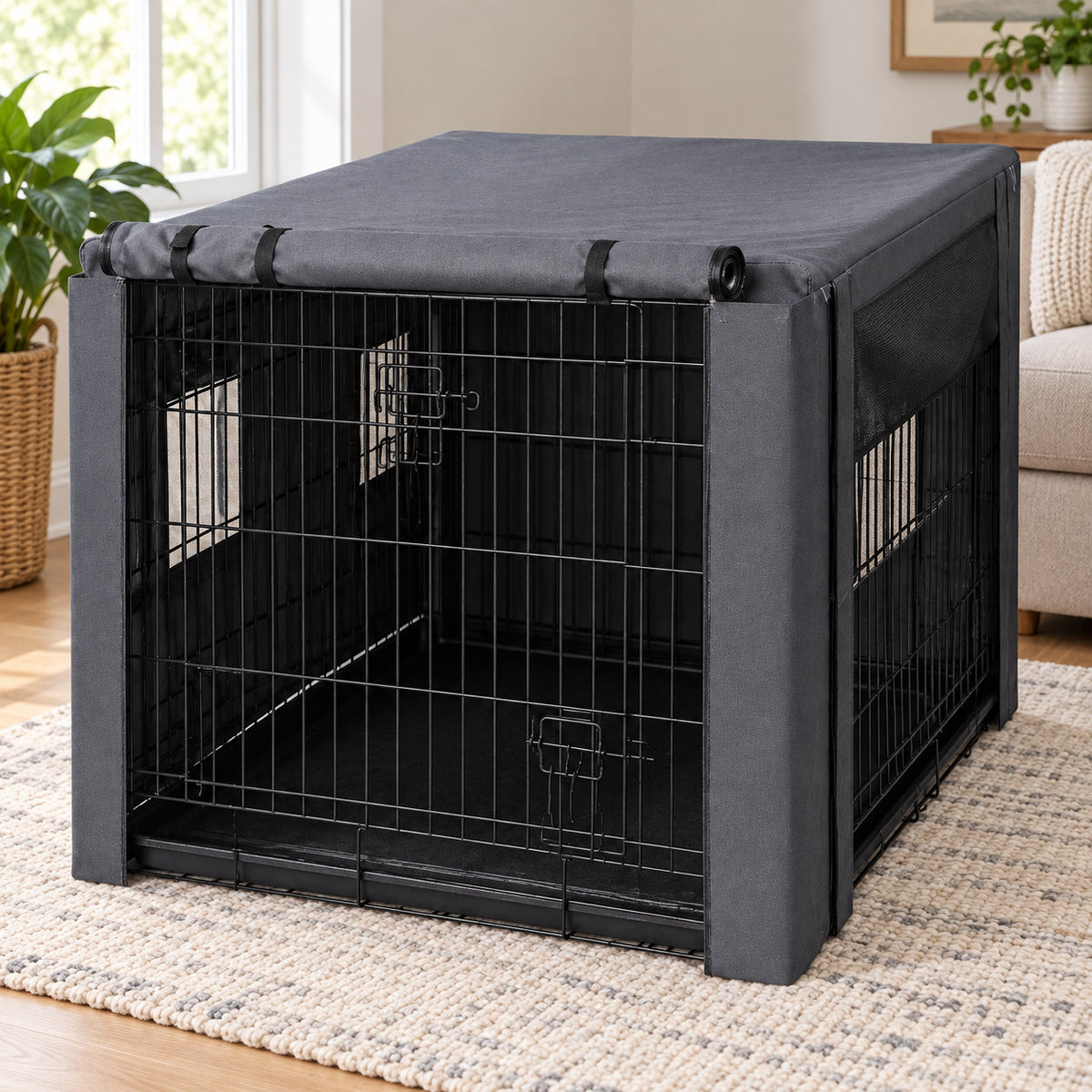 Paw & Co Blackout Crate Cover 42" – view 6