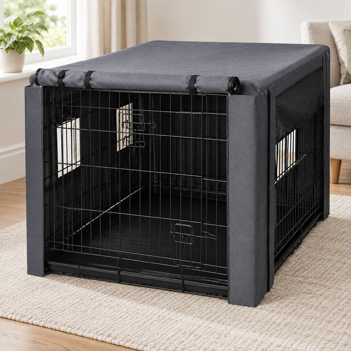 Paw & Co Blackout Crate Cover 42" – view 8