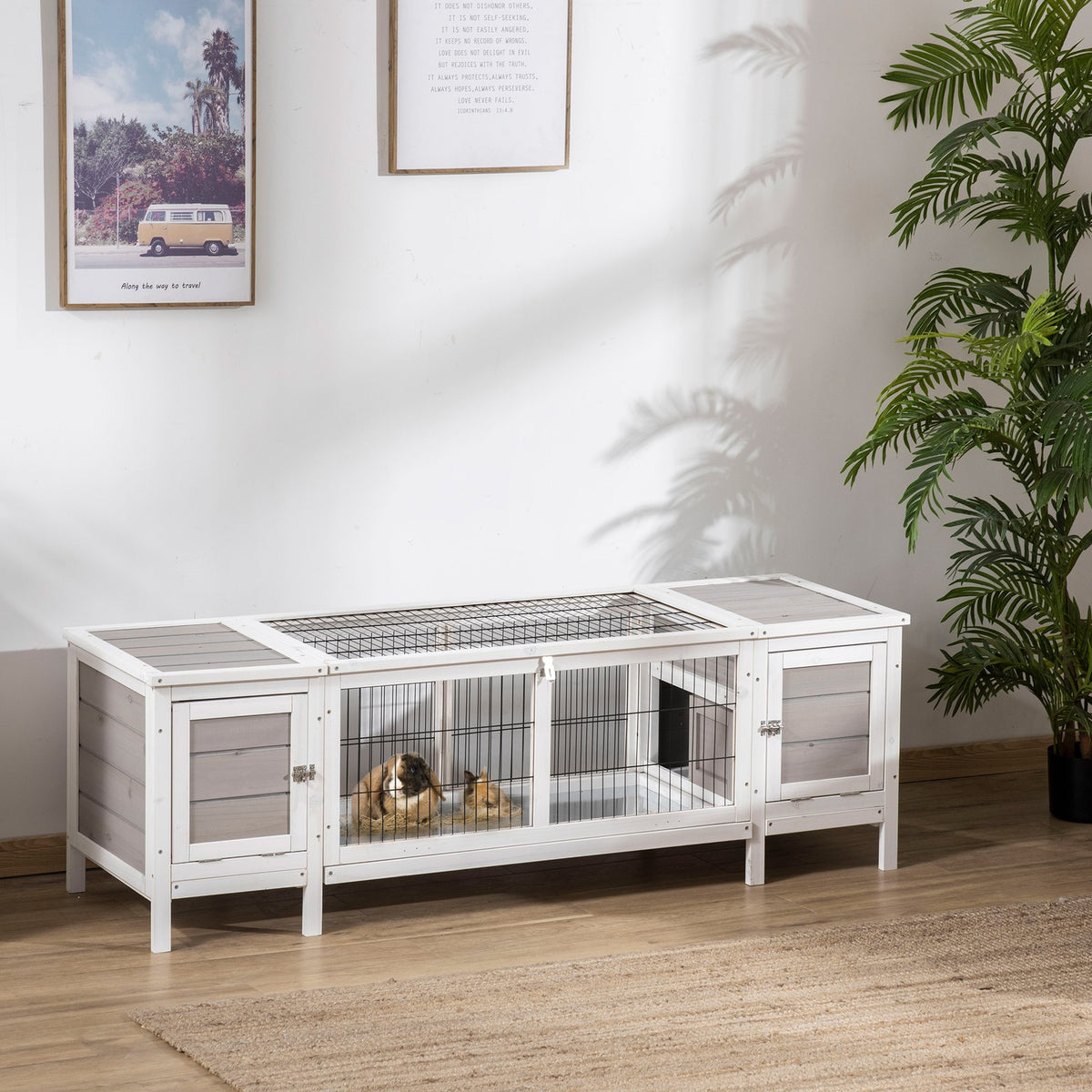 Chartwell 4ft Hutch and Run - Paw & Co