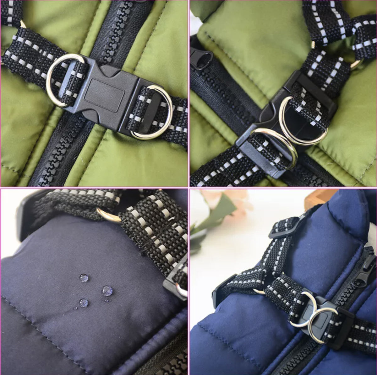 Coat with Harness Hole - Paw & Co