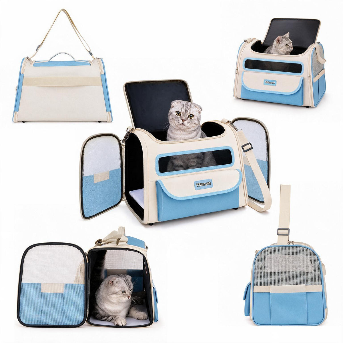Folding Cat Carrier - Paw & Co
