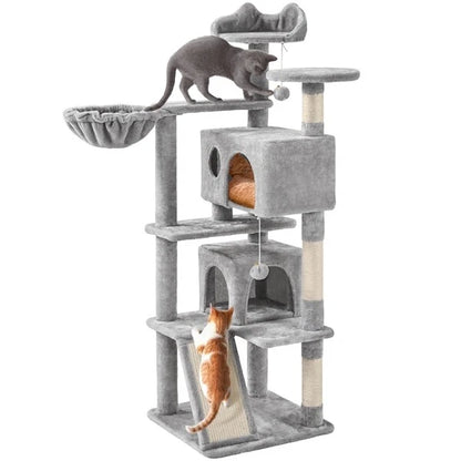 Grey Cat Tree - Paw & Co