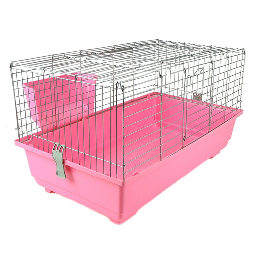 Indoor Cage with Hayrack - Paw & Co