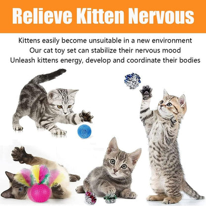 Indoor Cat Toy Set - Paw & Co