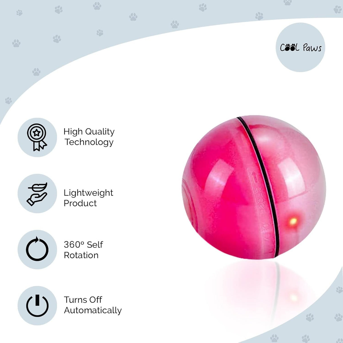 LED Cat Toy Ball - Paw & Co