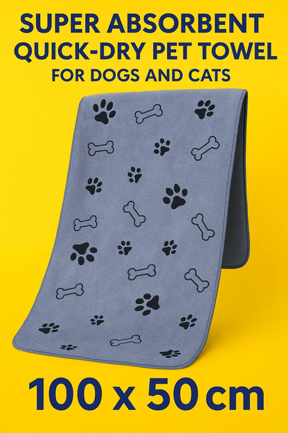 Microfibre Pet Towel - Paw & Co
