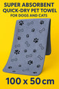 Microfibre Pet Towel - Paw & Co