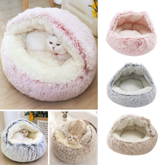 Plush Cave Bed - Paw & Co