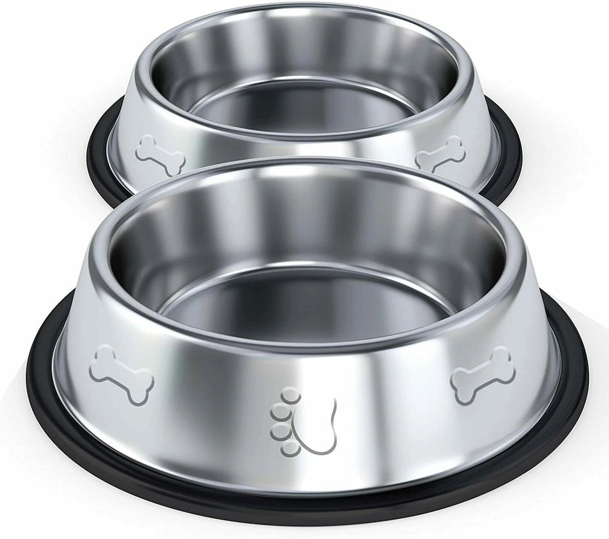 Stainless Bowls (Pair) - Paw & Co