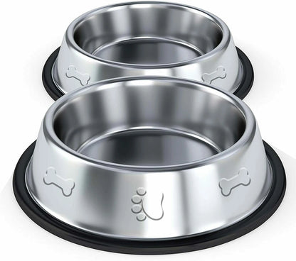 Stainless Bowls (Pair) - Paw & Co