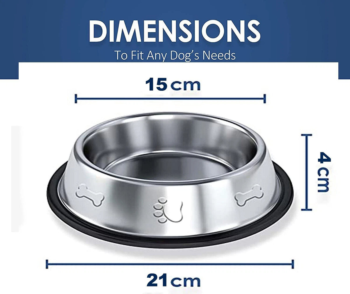 Stainless Bowls (Pair) - Paw & Co
