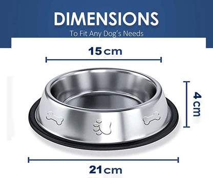 Stainless Bowls (Pair) - Paw & Co