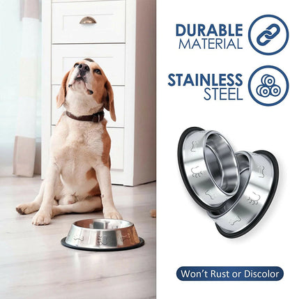 Stainless Bowls (Pair) - Paw & Co