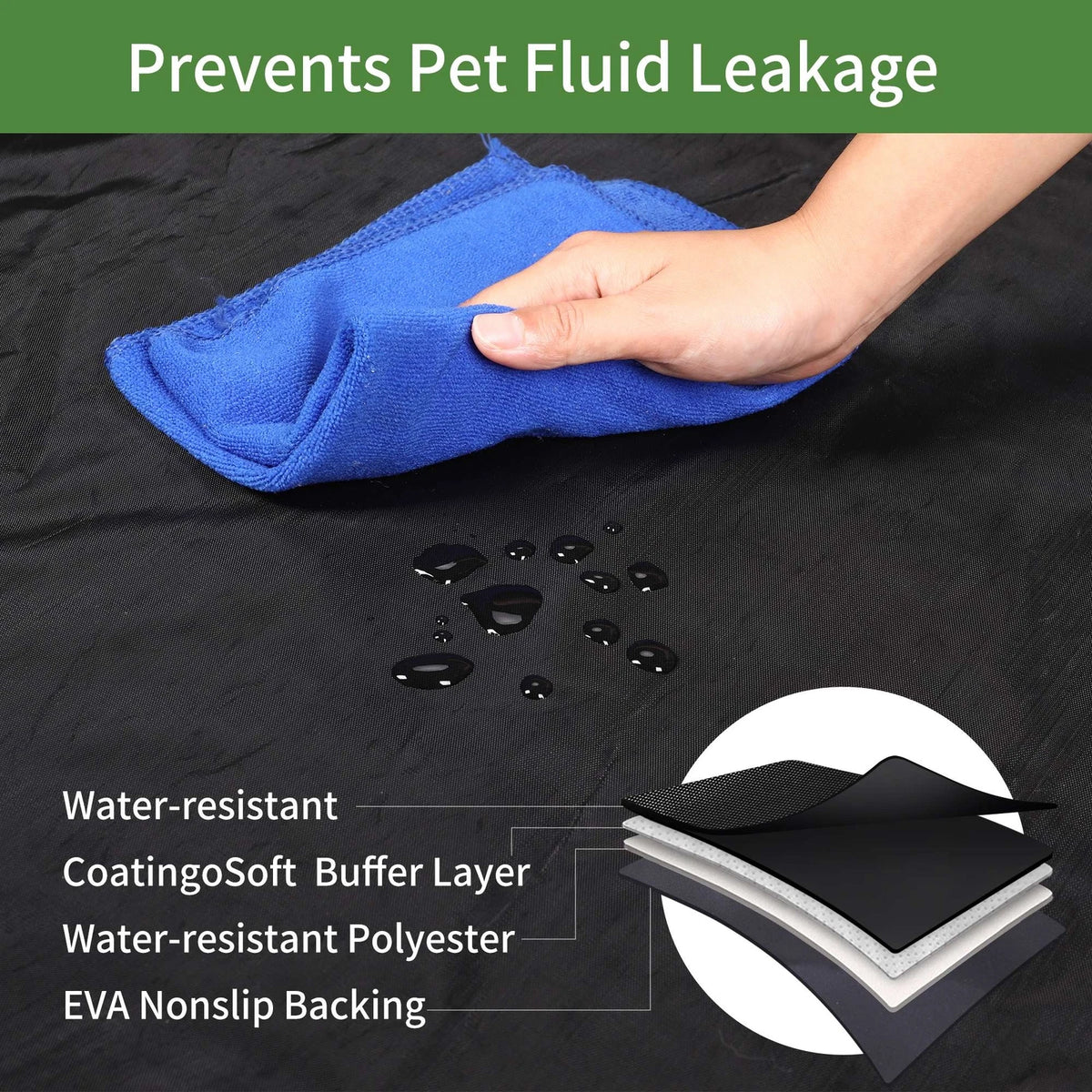 Waterproof Rear Seat Cover - Paw & Co